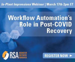 Workflow Automation's Role in Post-COVID Recovery webinar ad