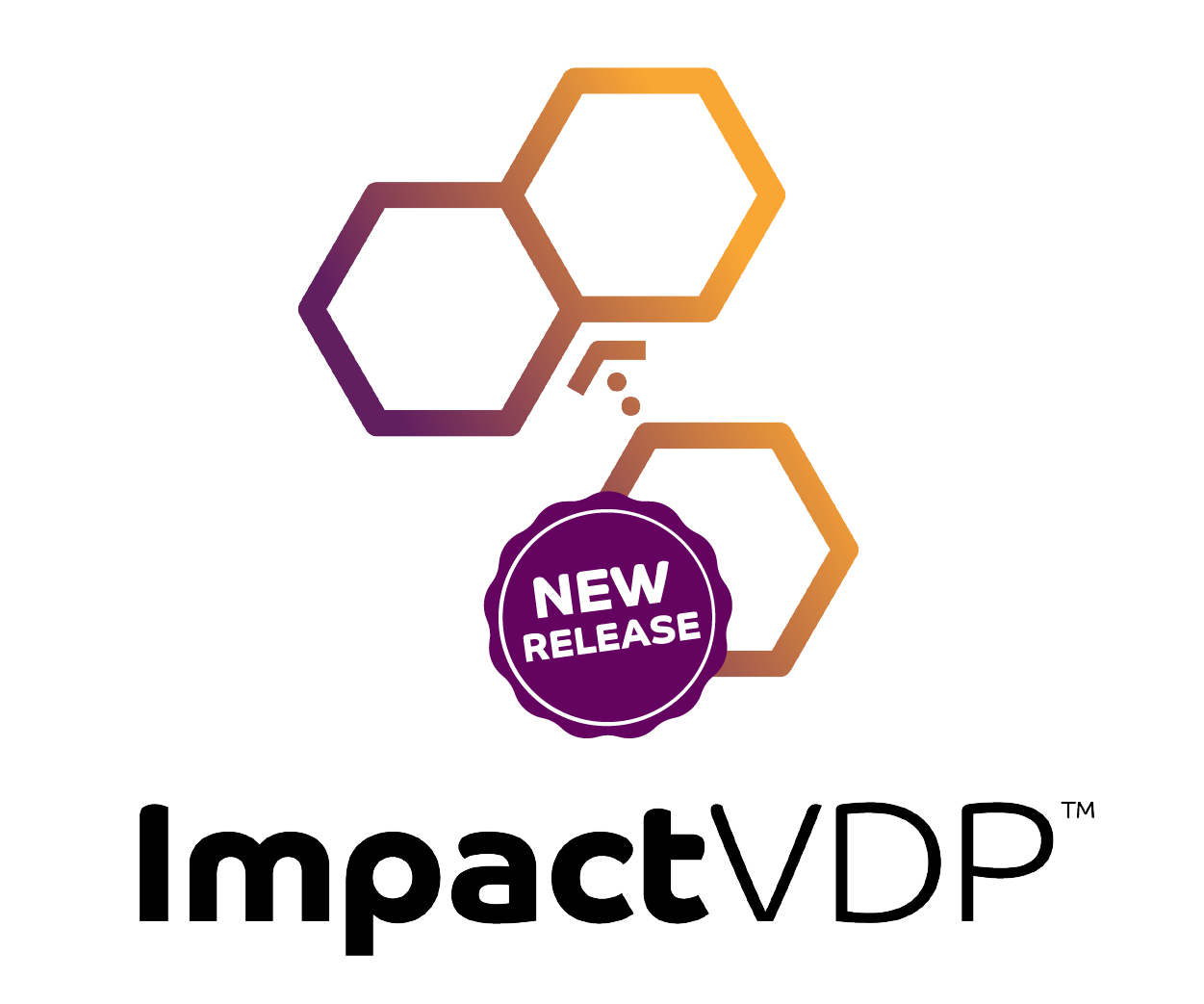 ImpactVDP color icon with new release burst